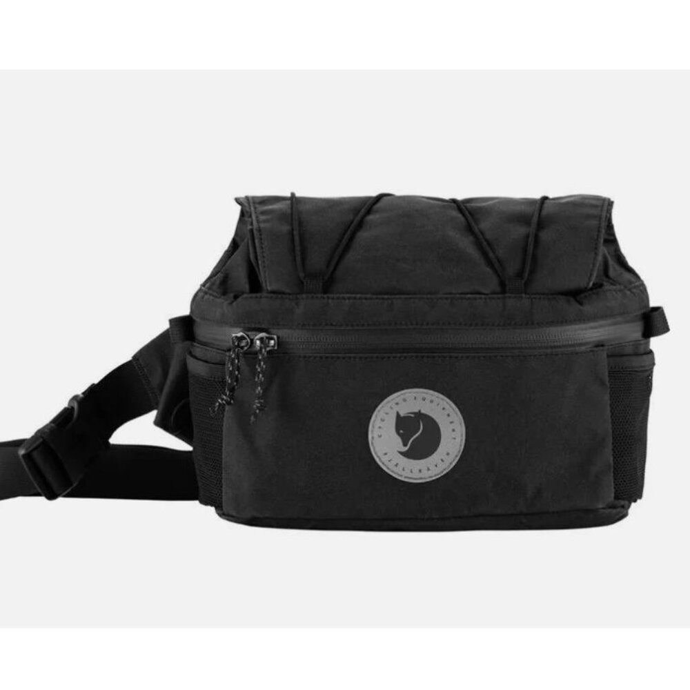 Fjallraven 2025 version Hoja Expandable Hip Pack black hiking cycling waistpacks